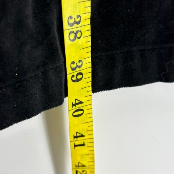 Women's Velvet Snowman Rhinestone Black - Picture 3 of 6